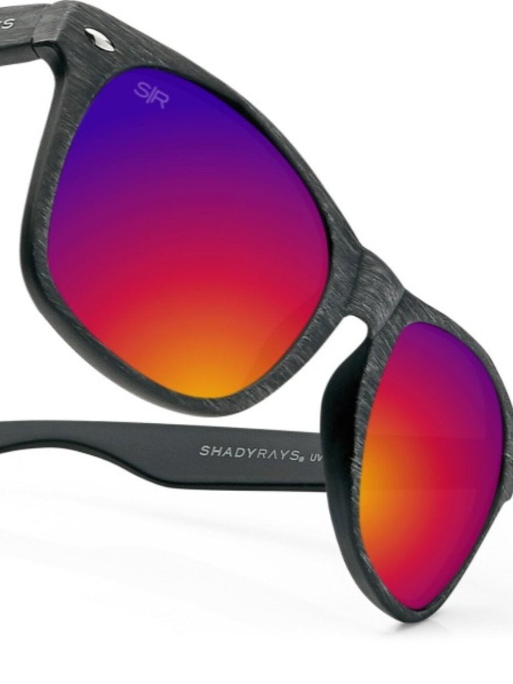 SHADYRAYS Classic Timber Black Mirage S|R PRO Polarized Sunglasses, Unisex - New